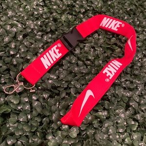 Nike Detachable Lanyard Red & White